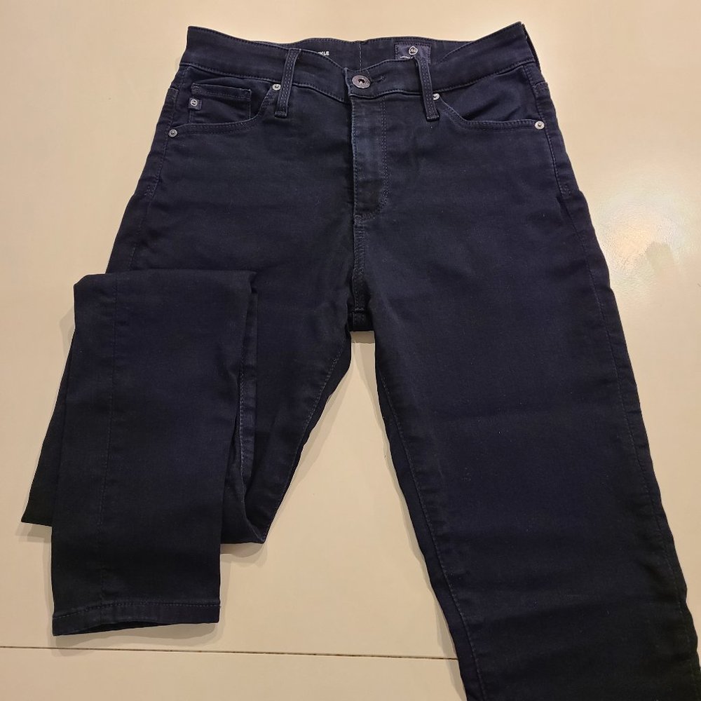 AG Farrah Skinny Ankle Jeans Dark Wash 25R (Fit like 26)